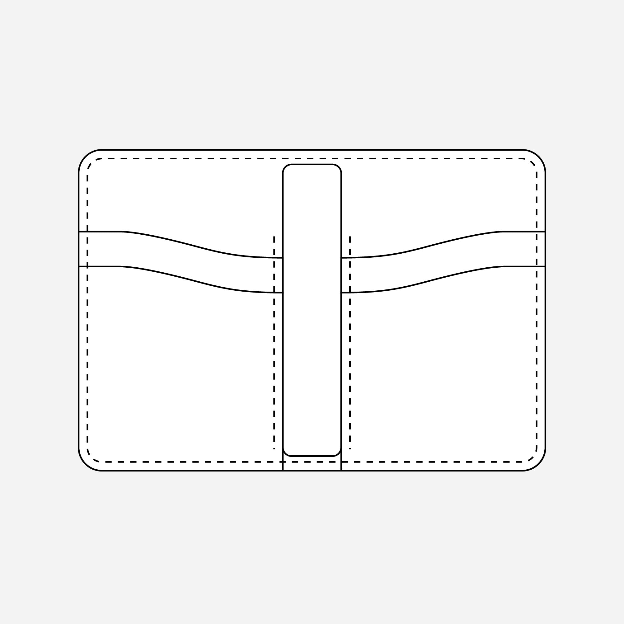 PDF Pattern - Vertical Card Wallet | Dave's Leather Goods